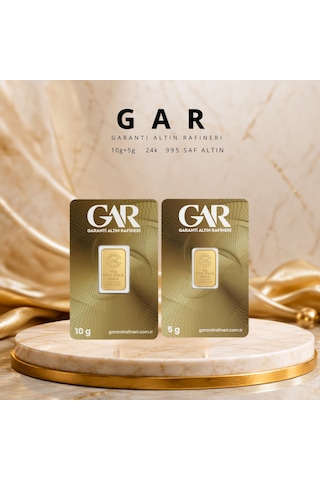 15 Gr 24 Ayar Altın 995 Gar