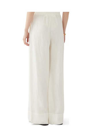 Peony - Peonyofficiall Yazlık Rahat Pantolon Crema