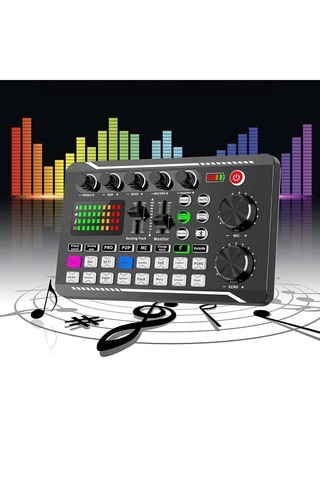 Yenilzd Stüdyo Ses Mikseri Şarjlı Dj Canlı Yayın Kondenser Mikro