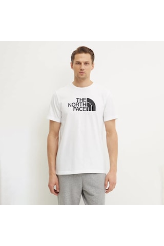 The North Face M Ss Easy Tee Erkek T-shirt Nf0a8a6cfn41 Beyaz