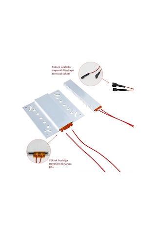 220v 80w Ptc Plate Isıtıcı