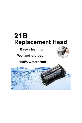2 Paket 21b Serisi 3 Elektrikli Tıraş Makinesi Yedek Kafası Braun Serisi 3 Folyo Tıraş Makinesi Yedek Kafaları 21b 3010s, 3040s, 5409, Vb Braun Part 21b İçin