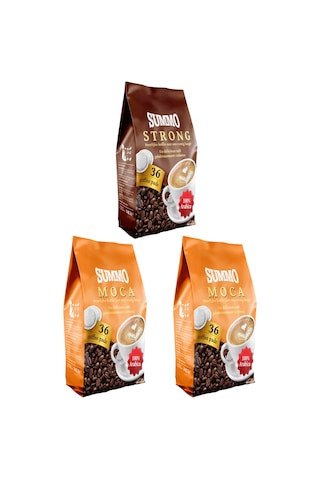 Summo 1 Adet Strong ve 2 Adet Moca 108’li Avantaj Paketi (36X3)