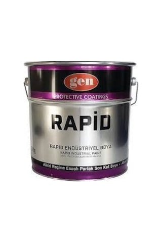 Gen Selülözik Yağlı Boya Metal Boyası Metalik Gri 850 gr