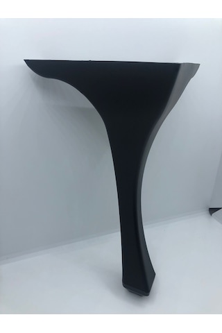 Lükens 28x16x16 Cm Siyah Plastik Puf-sehpa Ayağı 4 Adet