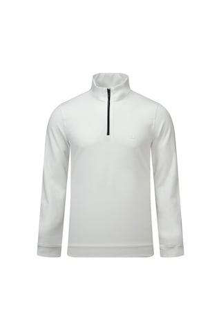 Hatemoğlu Beyaz Regular Fit Yarım Balıkçı Yaka Fermuarlı Sweatshirt 2977606 Beyaz