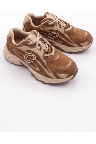 Guja 26k368-1 Kadın Deri Spor Ayakkabı Camel
