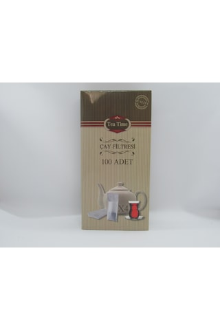 TEA TIME Çay Filtresi 10 Kutu 100'lü Çay Filtresi 1000 Filtre Pre