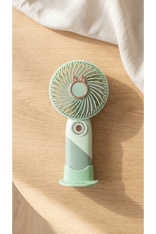 Renkli Mini El Fanı, Taşınabilir Kompakt Tasarım Usb Şarjlı Güçlü Soğutucu Fan-pl117