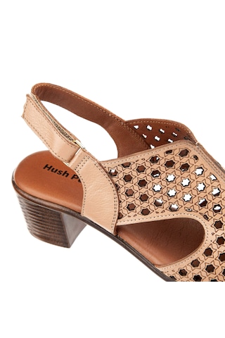 Hush Puppies Fito 624216 Hakiki Deri Kadın Sandalet Siyah Sand