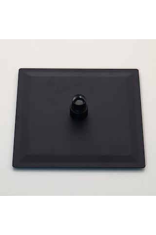 Fause Tepe Duş Başlığı Kare Slim 304 Metal 20 X 20 Cm Siyah Ktd101-B Siyah