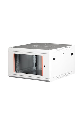 Lande 6u 19" Duvar Tipi Rack Kabinet Genişlik: 600 Mm Derinlik: 600 Mm Açık Gri