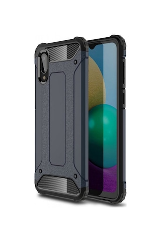 Fitcase Samsung Uyumlu Galaxy A02 (A022) Zirh Tank Tam Koruma Arka Kapak 508681849