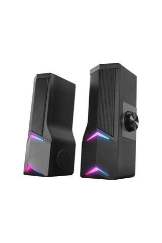 Lexroo Elegant X10 2.0 Bluetooth'lu Rms 3w 2 Rgb Işıklı Multimedia Usb 5v 45db Gaming Oyuncu Speaker
