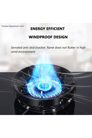 Gajeena Benzin Fırını Enerji Tasarruflu Ateş Toplayıcı Kalkanı - 5 Açılı Demir + Email Yapısı, Yüksek Sıcaklık Dayanıklı