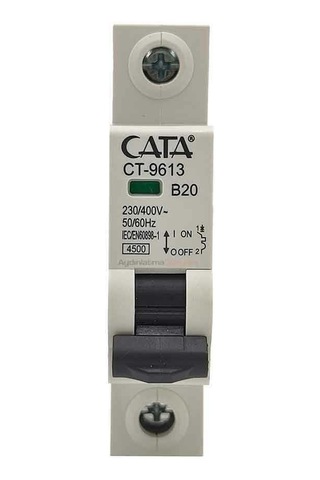 Cata 1x20 Amper W Otomat Monofaze Sigorta Ct-9613