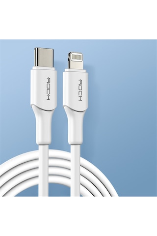 Z18 Type-c To Lightning Hızlı Data/şarj Kablosu Pd 20w 1mt Beyaz