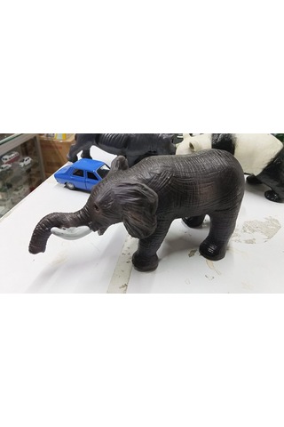 Plastik Oyuncak Hayvan Büyük Boy Afrika Fili 17 Cm