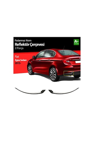 Fiat Egea Sd Krom Arka Reflektör Çerçevesi 2 Prç. 2015 Üzeri