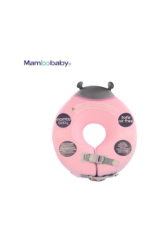 Mambobaby Boyun Destekli Yüzme Simidi - Pembe Uğur Böceği
