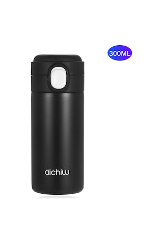 Kosona 304 Çelik Siyah 300ml Evrensel Kullanimlı Vakuum Isı Saklama Termos Bardak Aı-d97 Diğer