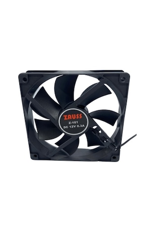 Z-101 Ultra Sessiz 12cm Kare Kasa Fanı Molex Fan 0.3A 1600RPM
