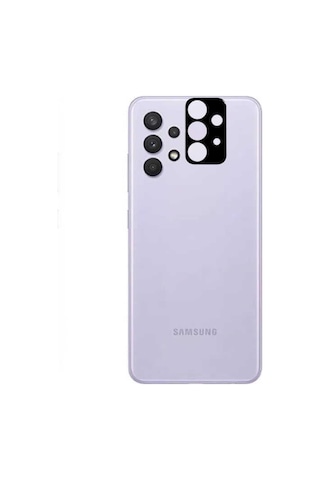 Galaxy A32 4G Zore 3D Kamera Camı Siyah