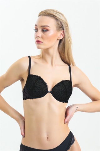 Magic Form 3769 Kadın Dantelli Destekli Sütyen-siyah Siyah