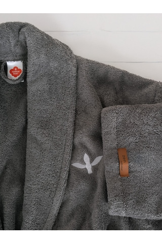 Cotton Box Wellness Bornoz Zen Antrasit S/m Anrasit