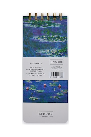 15x21 Spiralli Gallery - Monet Water Lilies Çok Renkli