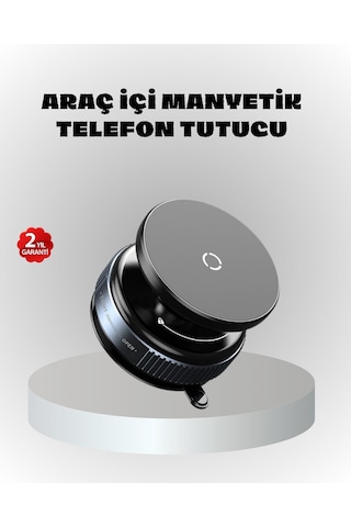 Northcity Mıknatıslı Araç Telefon Tutucu Vakum Teknolojili 360 Ayarlanabilir - Güçlü Tutuş Ve Konfor Siyah