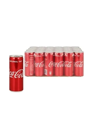 Coca Cola 250 Ml 24'lü Teneke Kutu