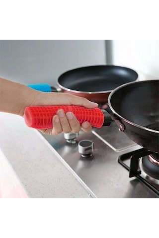 Tava Sapları İçin 2'li Silikon Isı Koruyucuları Siyah