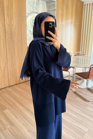 Kahijab Liora Premium Rayon Takım - Lacivert Lacivert