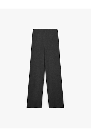 Koton Bürümcük Kumaş Slim Fit Uzun Düz Paça Pantolon Antrasit 6wak40042ek Antrasit