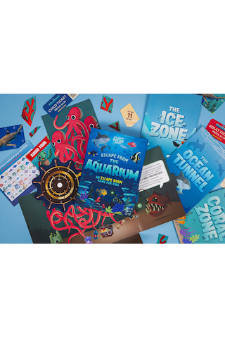 Professor Puzzle - Dedektif Aile Oyunu - Escape From The Aquarium