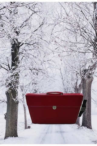 Resim Çantası Kırmızı Deri 35 50cm Körüklü Tcetvel Bölümlü