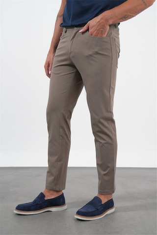 İmza Vizon Yan Cep Örme Slim Fit Casual Pamuklu 5 Cep Pantolon 1003260906