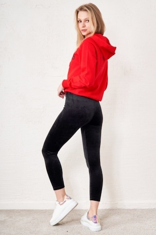 Mom'S Lap Kadın Kadife Kışlık Likralı Taytlacivertm Lacivert