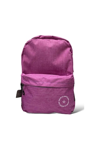 Su Geçirmez Kumaş Ortaokul Lise Unisex Okul Sırt Ve Seyahat Çantası - Pembe