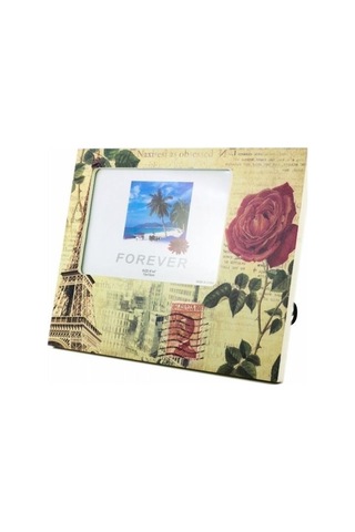 Zmc Bilişim Decotown Dekoratif Desenli Çerçeve Gül Motifli Fotoğraf Çerçevesi