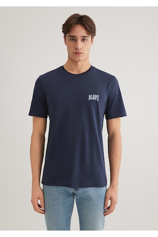 Mavi - Mavi Logo Baskılı Lacivert Tişört 0611714-70497 Lacivert