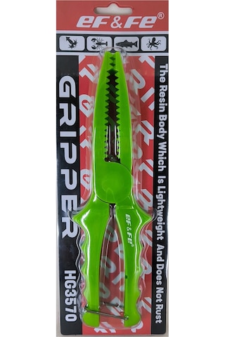 Effe Hg357 Balık Tutma Maşası 20cm Gripper Yeşil