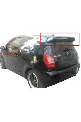 Citroen C2 Cam Destekli Spoiler Boyasız - Astarlı