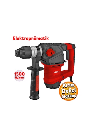 Rodex RDX234 Elektropnömatik Kırıcı Delici Matkap Vidalama 1500W