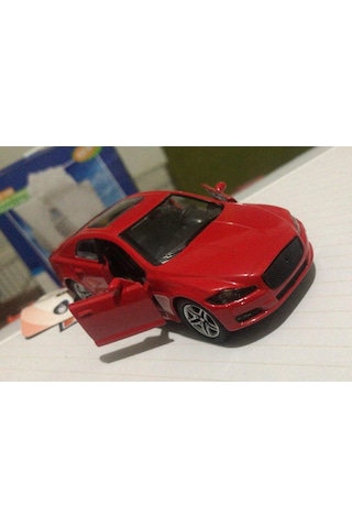 Oyuncak Metal Model Araba Açılır Kapı 1/36 Çek Bırak Kırmızı Mustang