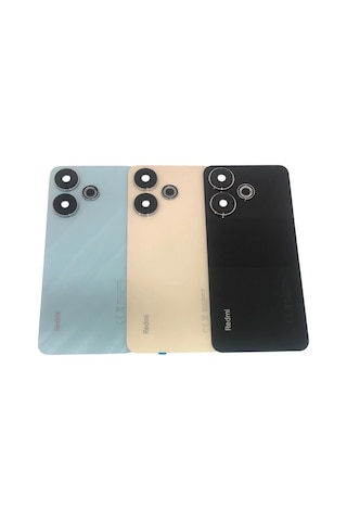 Xiaomi Redmi 13 Arka Kapak Pil Kapağı Full Siyah