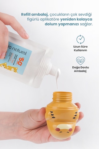 Bade Natural Çocuk Güneş Koruyucu Losyon Refill + Aplikatör Set