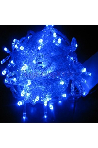 10 Metre Mavi Led Işık Mavi İp Led Işık Kablo Işık 220v Fişli Işık Dekorasyon Işığı Mavi Noel Işığı Gün Işığı