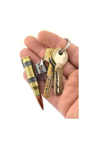 Anahtarlık Sepeti Maket Mermi 762 Mayonlu Anahtarlık
